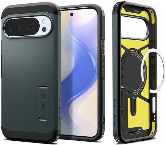 Spigen Tough Armor Back Cover Σιλικόνης / Πλαστικό Πράσινο (Google Pixel 10 Pro XL)