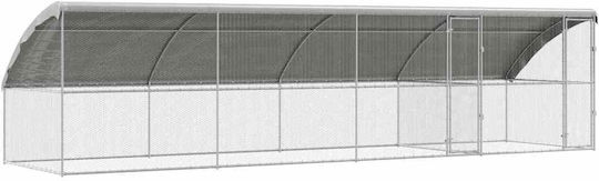 vidaXL 3368321 Μεταλλικό Κλουβί για Πτηνά 800x200x198.5εκ.