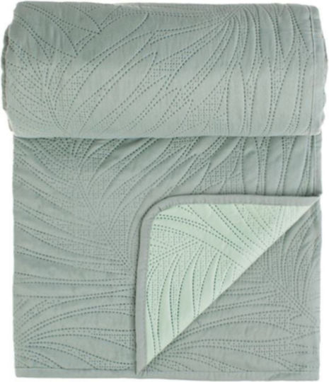 Покривало Единично Light Dark Mint 160x230см