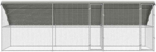 vidaXL 3368320 Metal Cage for Birds 600x200x198.5cm