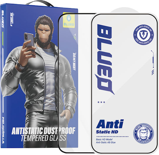 Blueo Tempered Glass Μαύρο (iPhone 11 / XR)