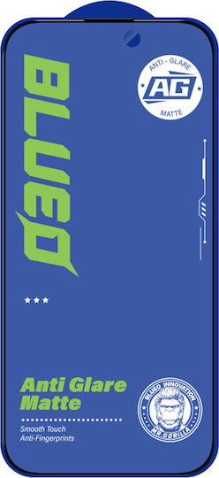 Blueo 5D Full Glue Матов Закалено Стъкло (iPhone 15)