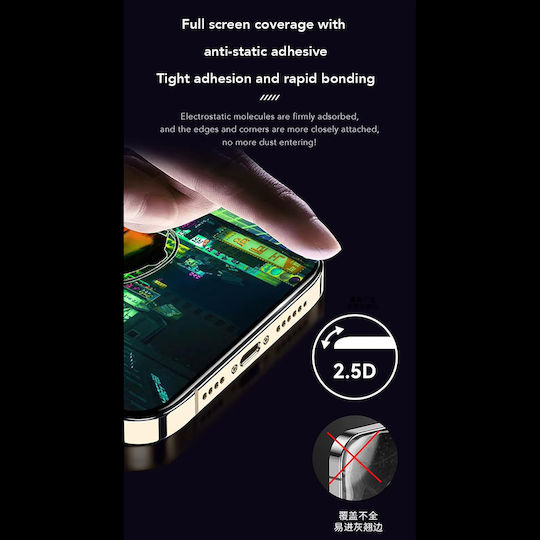 Anank 2.5d Anti-fingerprint Screen Protector Iphone 14 Pro Max Black