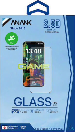 Anank 2.5d Anti-fingerprint Screen Protector Iphone 14 Pro Max Black