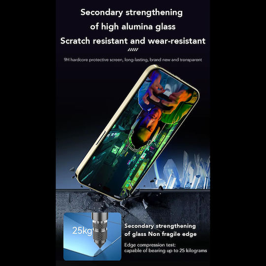 Anank 2.5d Anti-fingerprint Screen Protector Iphone 14 Black