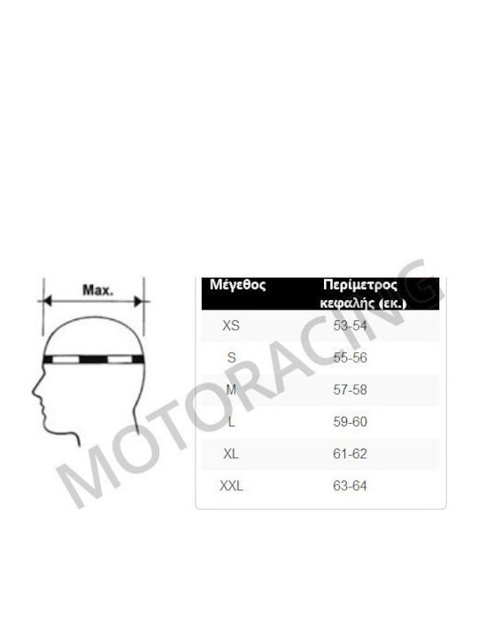 Zen ZN-820 Motorcycle Helmet Full Face ECE 22.05 1500gr