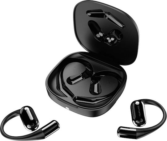 4Smarts Skybuds Bluetooth-Freisprecheinrichtung Kopfhörer mit Ladeetui Schwarz