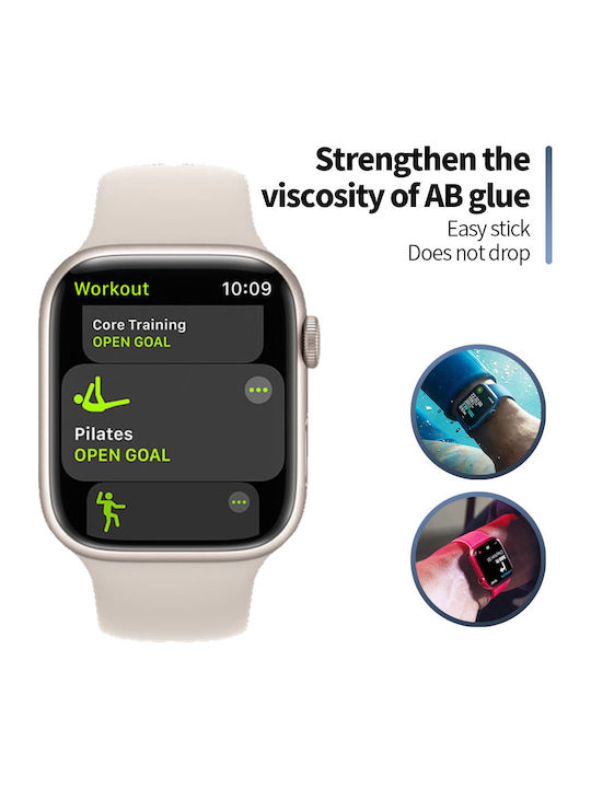 Blueo Watch Screen Protector for the Apple Watch 7, Apple Watch 8 1pcs