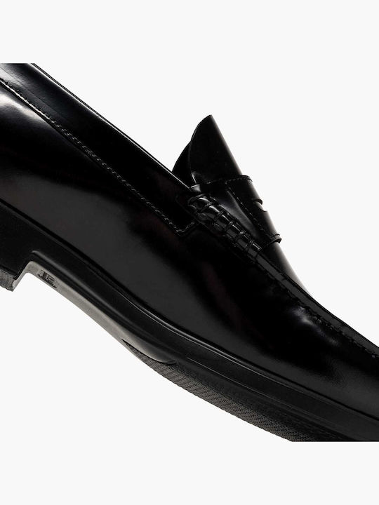 Men's Leather Loafers Black