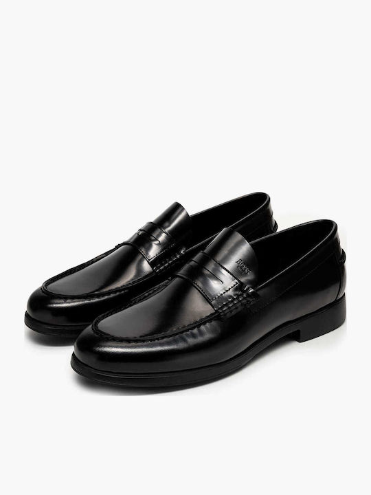 Men's Leather Loafers Black