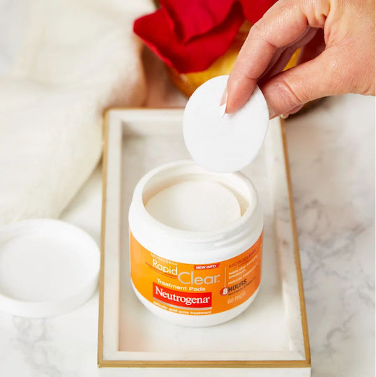 Neutrogena Rapid Clear Μαντηλάκια Καθαρισμού Προσώπου 60τμχ