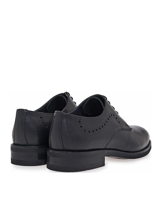 Leder Herrenschuhe Schwarz