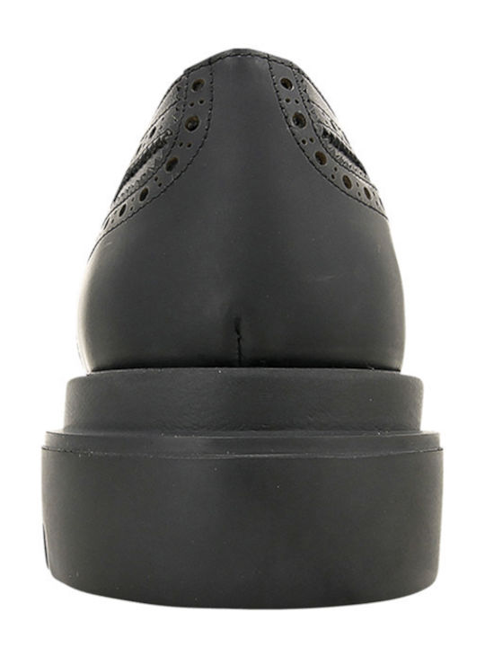 Santiago Men's Leather Dress Shoes Black