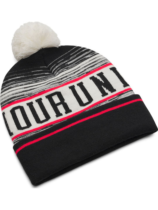 Halftime Beanie Beanie Knitted in Black color