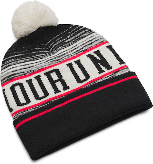 Halftime Beanie Beanie Knitted in Black color