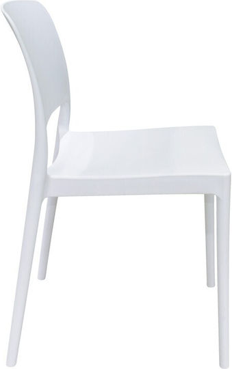 Chair Fenxy White 38x42x77cm Chair Fenxy White 38x42x77cm
