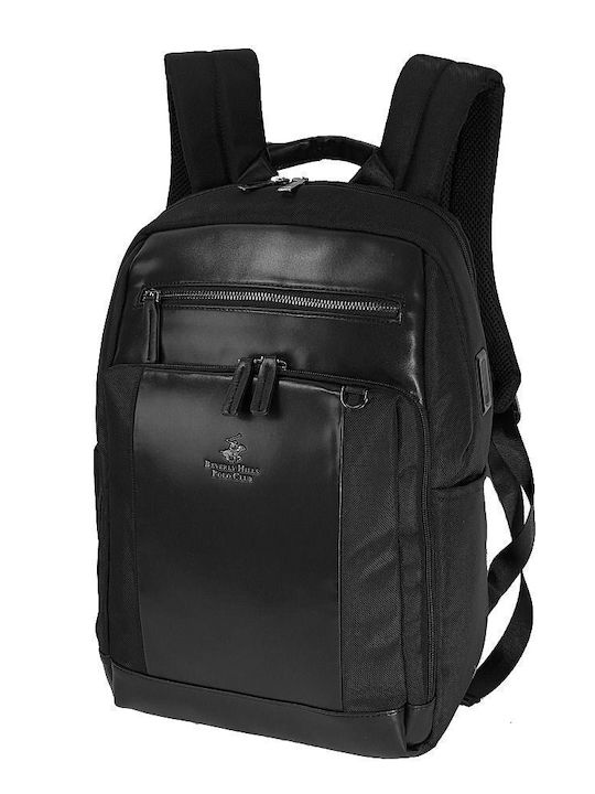 Beverly Hills Polo Club Rucsac Waterproof Negru