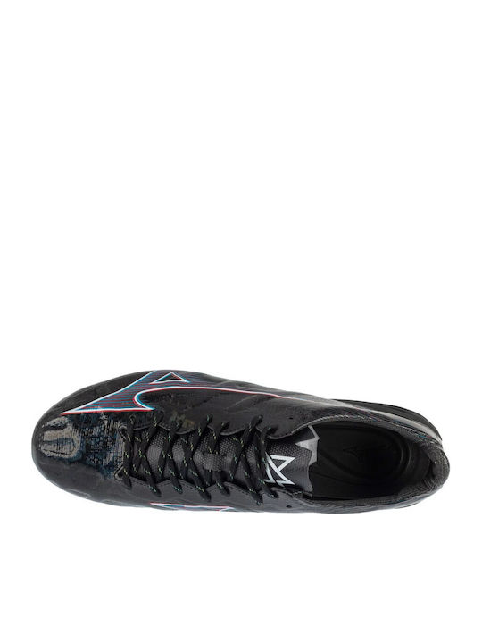 Mizuno Alpha Pro Ποδοσφαιρικά Παπούτσια με Τάπες FG Μαύρα