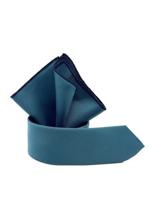 Legend Accessories Männliche Monochrome Krawatte in Hellblau Farbe