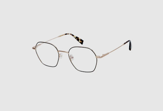 Gigi Barcelona Women's Metal Prescription Eyeglass Frame Black 6811/1