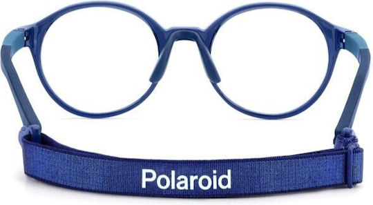 Polaroid Kinder Acetat Brillengestell Blau PLD D841 PJP