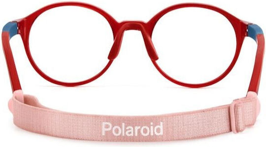 Polaroid Rame Ochelari Copii Acetat Roșii PLD D841 C9A
