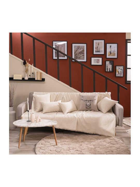Teoran Fremont Decken & Couchdecken Viersitzer-Sofa Überwurf Chenille 180x350cm 01