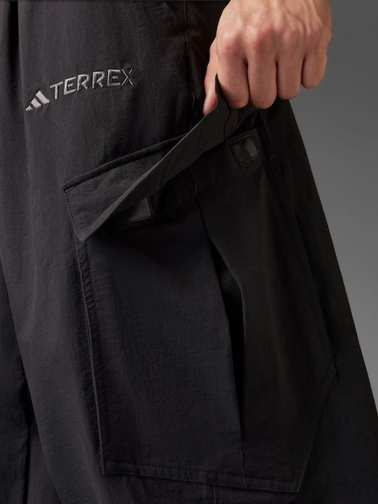 Cargo Bărbați Lung Pantaloni de drumeție Negru