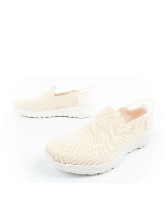 Go Walk Joyvela Γυναικεία Slip-On Μπεζ