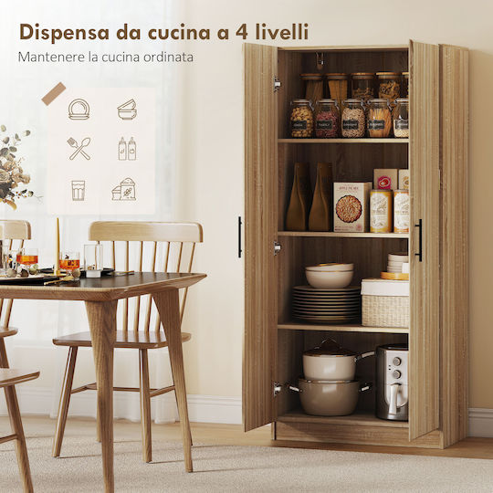 Schrank Wand Ξύλο 75x40x165cm
