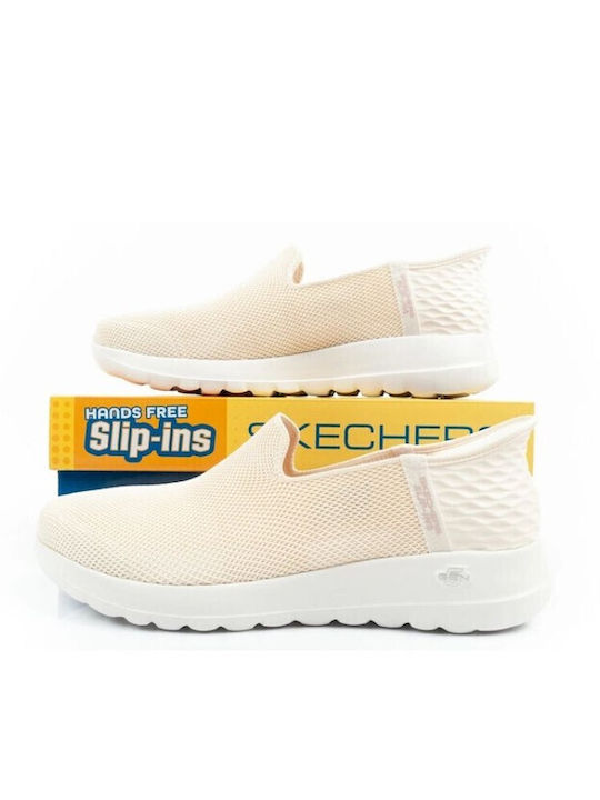 Go Walk Joyvela Γυναικεία Slip-On Μπεζ