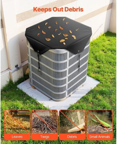 Κάλυμμα Κλιματιστικού Vevor 710 X 710 Mm Πλέγμα Γενικής Χρήσης Εξωτερική Χρήση