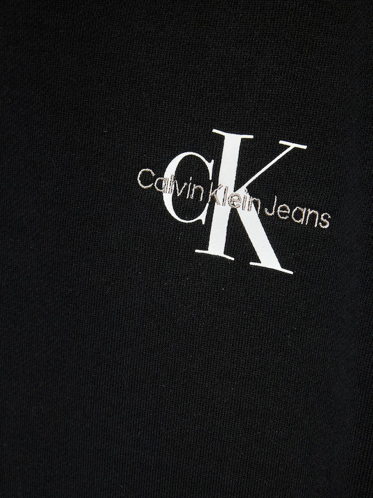 Παιδικό Φούτερ με Κουκούλα Μαύρο Monogram
