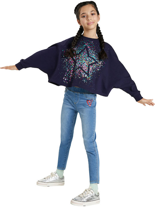 Kinder-Sweatshirt Marineblau