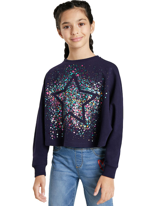 Kinder-Sweatshirt Marineblau