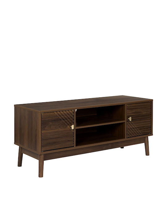 TV-Ständer Tiffany aus Metall & MDF Beiges M110xT40xH48cm