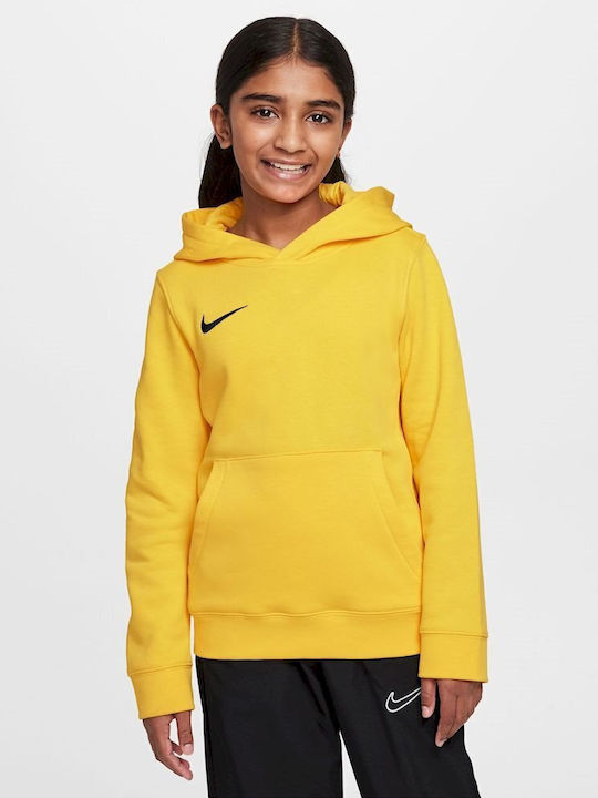 Fleece Kids Sweatshirt with Hood and Pockets Yellow Park 20