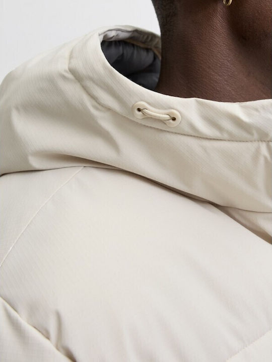 Winter Jacket Puffer Ecru
