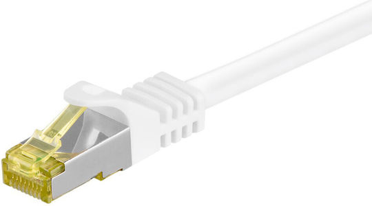 Goobay S/FTP Kat.7 Ethernet-Netzwerkkabel 0.25m Weiß