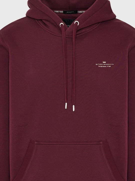 Sweatshirt with Hood Merlot