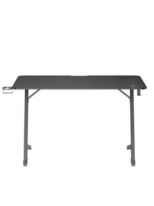 Birou de Gaming din Lemn Negru 120x60x75cm