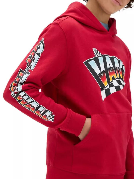 Kids Sweatshirt with Hood Red