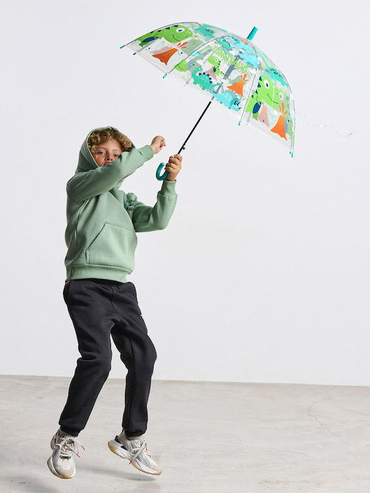 Kids Sweatshirt with Hood and Pockets Sage