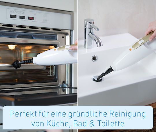 Dampfreiniger Hand mit Stange
