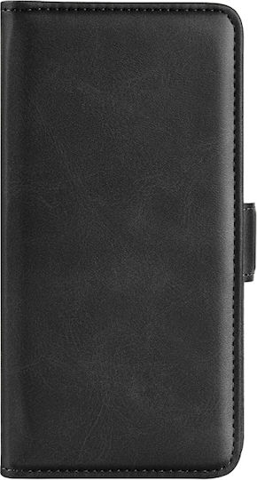 Brieftasche Leder Schwarz (Vivo Y76 5G / Y76s / Y74s)