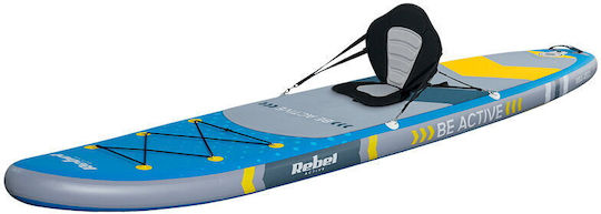 Rebel Aufblasbar SUP Board / Kajak mit Länge 3.5m Blau