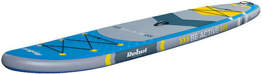 Rebel Aufblasbar SUP Board mit Länge 3.5m Blau