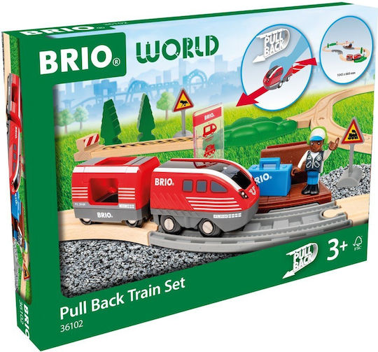 Brio Toys Set mit Zug für 3+ Jahre alt+ Jahre Pull Back