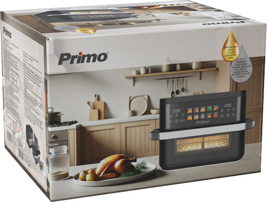 Primo PRAF-40530 Air Fryer με Διπλό Αποσπώμενο Κάδο 11lt Μαύρο