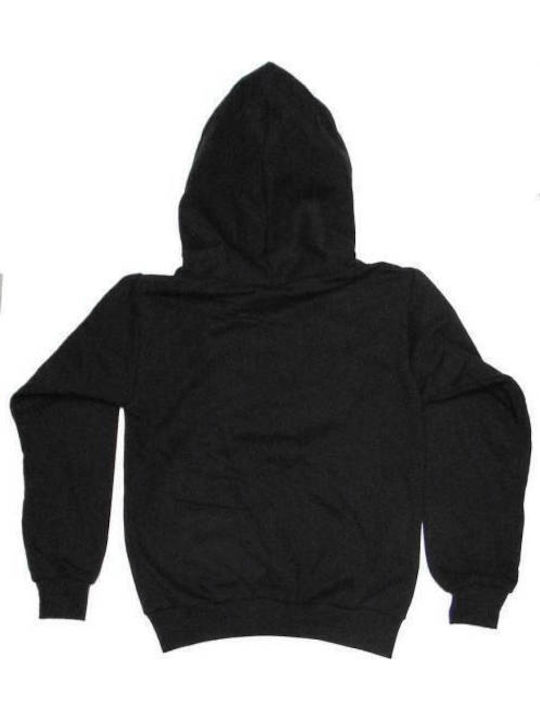 Hanorac Copii cu Glugă și Buzunare Negru Classic Minecraft II